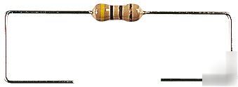 New : 10 x carbon film resistors 1/4 watt 1M only 19P