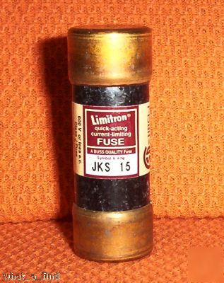New buss jks-15 fuse 15 amp limitron JKS15 warranty nnb