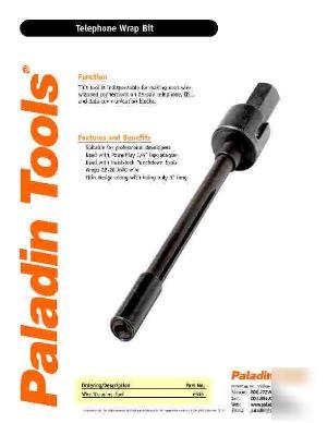 Paladin 6514 telephone unwrap bit