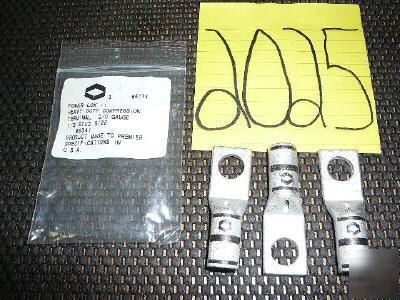 Power-lok ii heavy duty compression terminals 3 ea