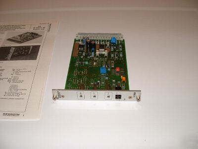 Rexroth vt 2000 50 proportional valve controller card