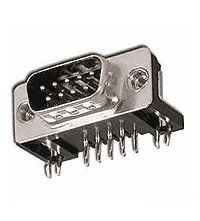 Right angle pcb d-sub connectors 25 pos male plug 10 pc