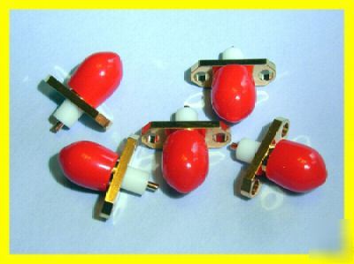 Sma jack 2-hole flange mount extend dielectric 5PCS/lot