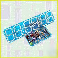 Stop watch digital clock ultra bright led display panel