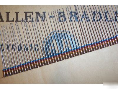 4 allen bradley-type cc resistors 4.7M 5% 1/2W