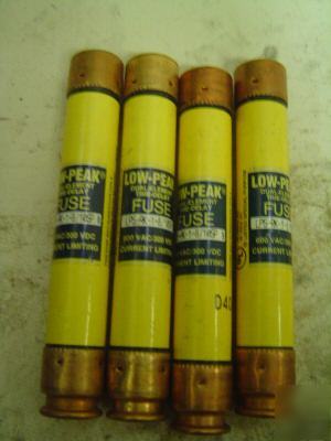 4 fuses bussman low-peak lps-rk-1-8/10SP 600V