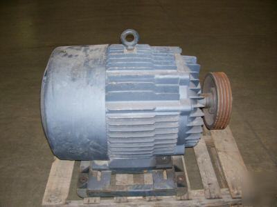 Marathon 125 hp electric motor, tefc, 1800 rpm 444T 460