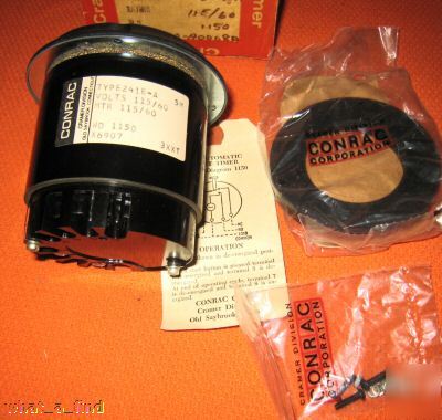 New cramer conrac 5 minute timer type 241E-a 10001 