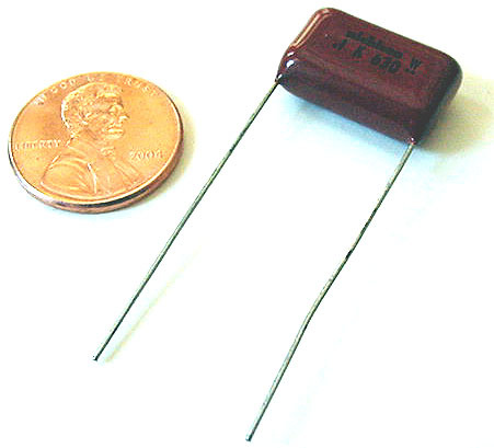 Radial film capacitors .1UF 630V capacitor 10% 15