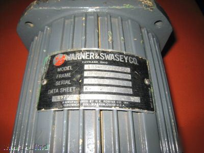 Warner & swasey porter 183-18-0220-0 motor 1831802200